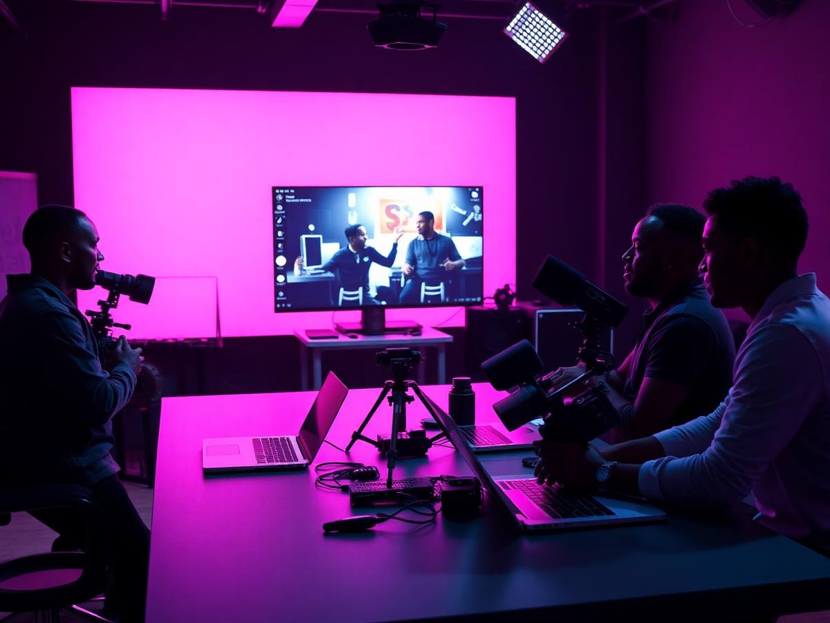The LLENT Group team collaborating across tech and event production